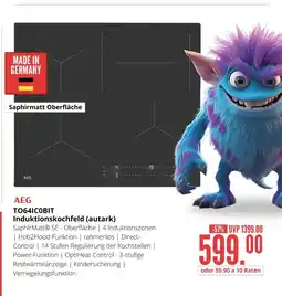 Hirsch und Ille Aeg to64ic0bit induktionskochfeld (autark) Angebot