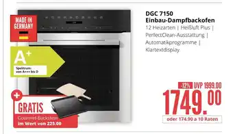 Hirsch und Ille Miele dgc 7150 einbau-dampfbackofen Angebot