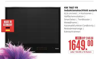 Hirsch und Ille Miele km 7667 fr induktionskochfeld autark Angebot