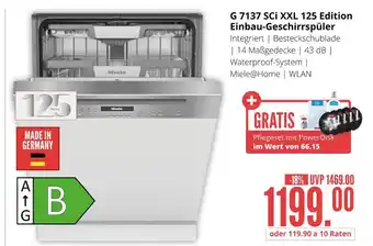 Hirsch und Ille Miele g 7137 sci xxl 125 edition einbau-geschirrspüler Angebot