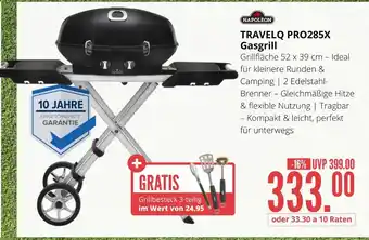 Hirsch und Ille Napoleon travelq pro285x gasgrill Angebot