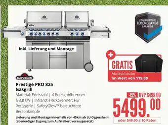 Hirsch und Ille Napoleon prestige pro 825 gasgrill Angebot