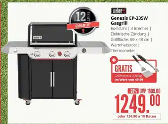 Hirsch und Ille Weber genesis ep-335w gasgrill Angebot