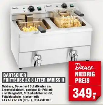 Handelshof BARTSCHER FRITTEUSE 2X 8 LITER IMBISS II Angebot