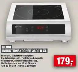 Handelshof HENDI INDUKTIONSKOCHER 3500 D XL Angebot