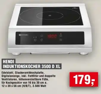 Handelshof HENDI INDUKTIONSKOCHER 3500 D XL Angebot