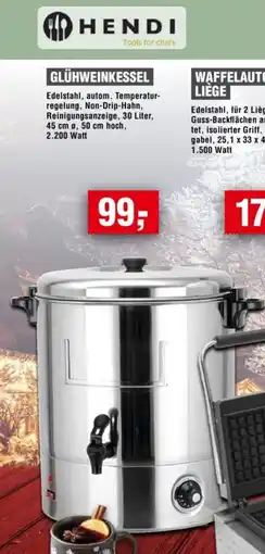 Handelshof HENDI GLÜHWEINKESSEL Angebot