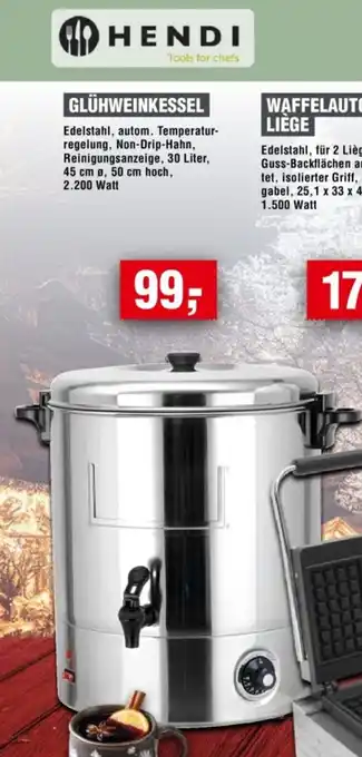 Handelshof HENDI GLÜHWEINKESSEL Angebot