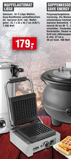 Handelshof HENDI WAFFELAUTOMAT LIEGE Angebot