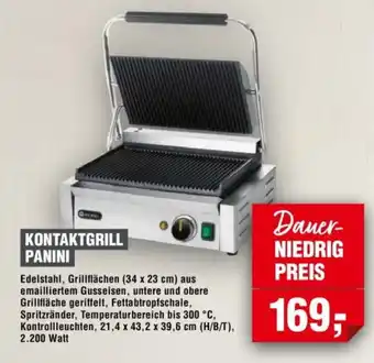 Handelshof HENDI KONTAKTGRILL PANINI Angebot
