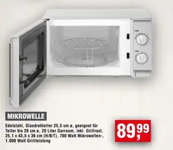 Handelshof HENDI MIKROWELLE Angebot