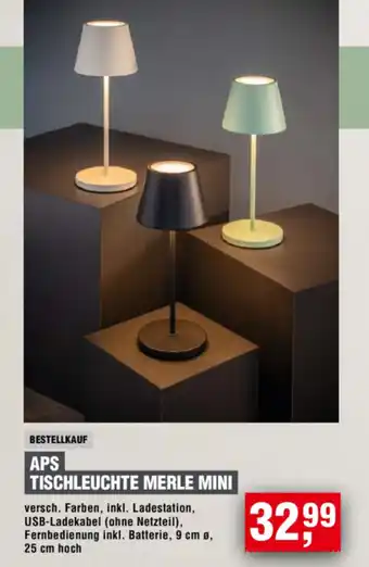 Handelshof APS TISCHLEUCHTE MERLE MINI Angebot