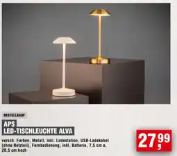 Handelshof APS LED-TISCHLEUCHTE ALVA Angebot