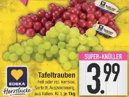E-Center EDEKA Herzstücke Tafeltrauben Angebot
