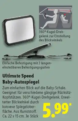 Lidl Ultimate Speed Baby-Autospiegel Angebot