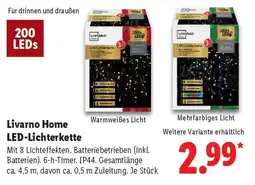 Lidl Livarno Home LED-Lichterkette Angebot