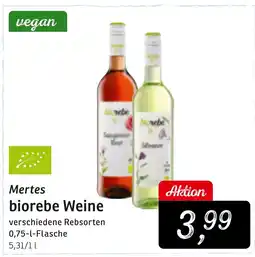 KONSUM Mertes biorebe Weine Angebot