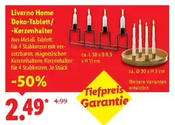 Lidl Livarno Home Deko-Tablett/ -Kerzenhalter Angebot