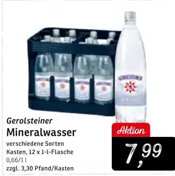 KONSUM Gerolsteiner Mineralwasser Angebot