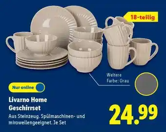 Lidl Livarno Home Geschirrset Angebot