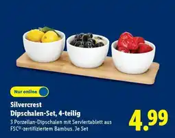 Lidl Silvercrest Dipschalen-Set, 4-teilig Angebot