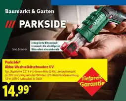 Lidl Parkside Akku-Wechselbitschrauber 4 V Angebot