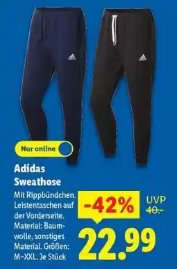 Lidl adidas Sweathose Angebot