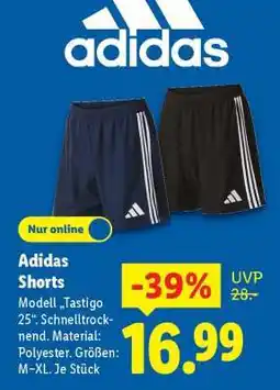 Lidl Adidas Shorts Angebot