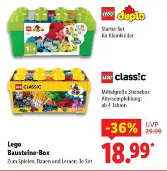 Lidl Lego Bausteine-Box Angebot