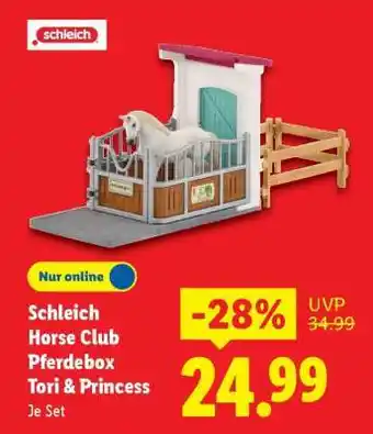 Lidl Schleich Horse Club Pferdebox Tori & Princess Angebot