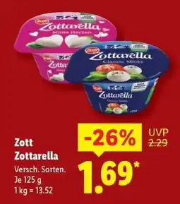 Lidl Zott Zottarella Angebot