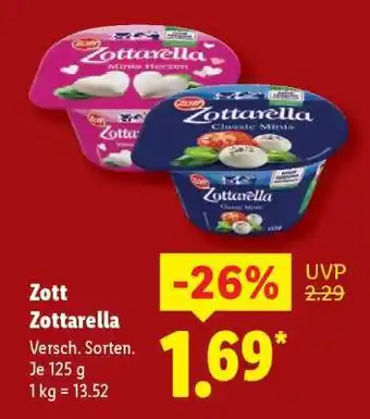 Lidl Zott Zottarella Angebot