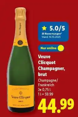 Lidl Veuve Clicquot Champagner, brut Angebot