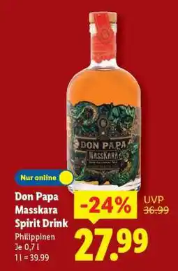 Lidl Don Papa Masskara Spirit Drink Angebot
