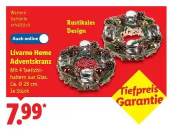 Lidl LIVARNO home Adventskranz Angebot