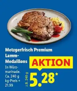 Lidl Metzgerfrisch Premium Lamm-Medaillons Angebot