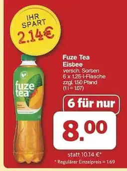 Famila Nord Ost Fuze Tea Eistee Angebot