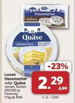 Famila Nord Ost Loose Hausmacher oder Quäse Angebot
