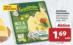 Famila Nord Ost Grünländer Käsescheiben Angebot