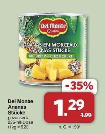 Famila Nord Ost Del Monte Ananas Stücke Angebot