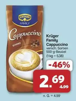 Famila Nord Ost KRÜGER Family-Cappuccino Angebot