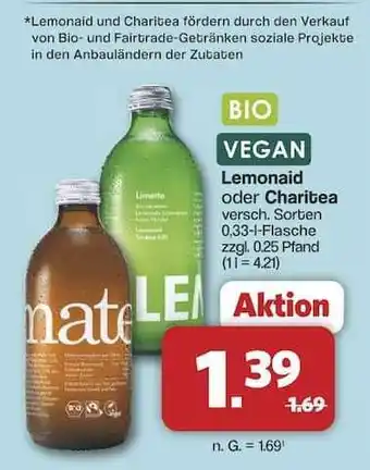 Famila Nord Ost Lemonaid oder ChariTea Angebot