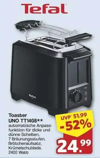 Famila Nord Ost Toaster UNO TT1408 Angebot