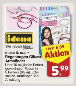 Famila Nord Ost make it real - Regenbogen Glitzer Armbänder Angebot
