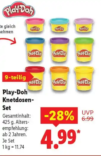 Lidl Play-Doh Knetdosen- Set Angebot