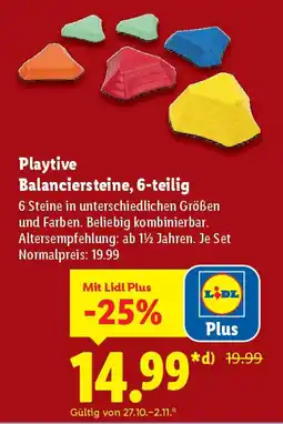 Lidl Playtive Balanciersteine, 6-teilig Angebot