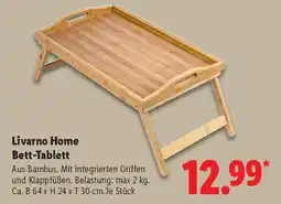 Lidl Livarno Home Bett-Tablett Angebot