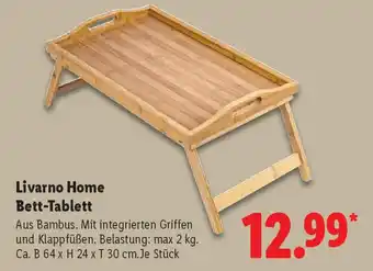 Lidl Livarno Home Bett-Tablett Angebot