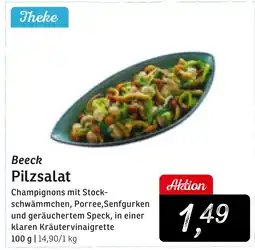 KONSUM Beeck Pilzsalat Angebot