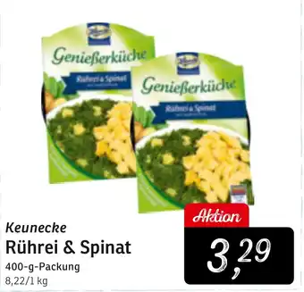 KONSUM Keunecke Rührei & Spinat Angebot